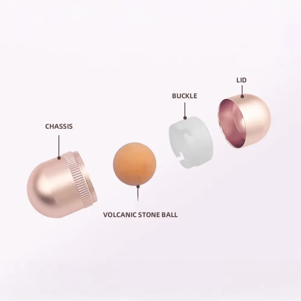 Volcanic Stone Face Roller | Oil-Absorbing & Skin Detox Tool Gems Ritual