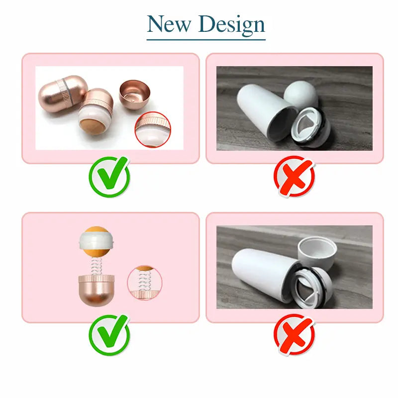 Volcanic Stone Face Roller | Oil-Absorbing & Skin Detox Tool Gems Ritual