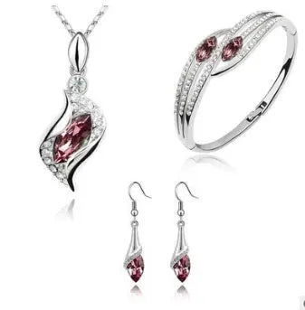 Elegant Crystal Jewelry Set* Gems Ritual