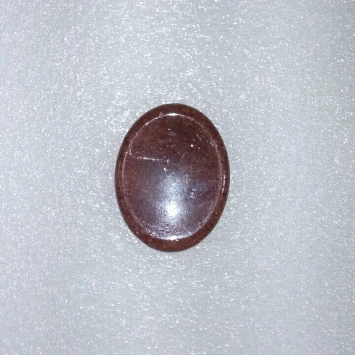 Natural Crystal Thumb Stone – Oval Worry Stone for Stress Relief & Meditation - Gems Ritual