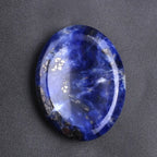 Natural Crystal Thumb Stone – Oval Worry Stone for Stress Relief & Meditation - Gems Ritual