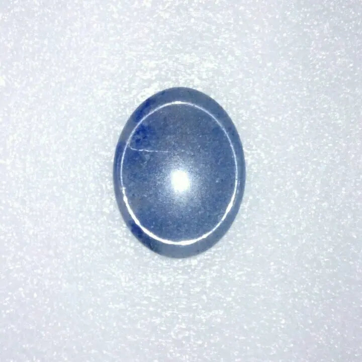 Natural Crystal Thumb Stone – Oval Worry Stone for Stress Relief & Meditation - Gems Ritual