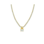Luxurious Geometric Zircon Necklace - Gems Ritual