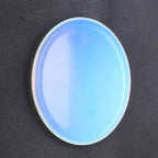 Natural Crystal Thumb Stone – Oval Worry Stone for Stress Relief & Meditation - Gems Ritual