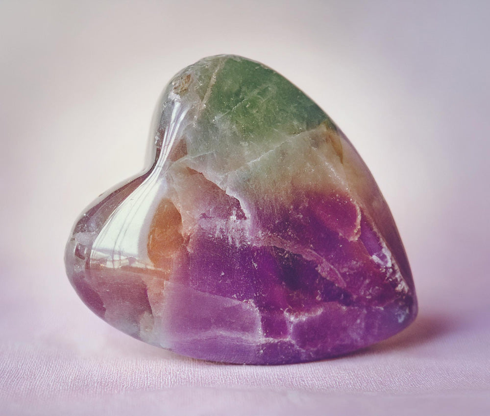 Alexandrite gemstone connected to the Heart Chakra for love and harmony, and the Third Eye Chakra for intuition and spiritual clarity.