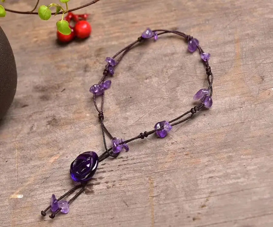 A Chic Crystal Anklet Infused with Healing Energy Gems Ritual