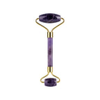 Premium Amethyst Face Roller & Scraping Tool Kit Gems Ritual