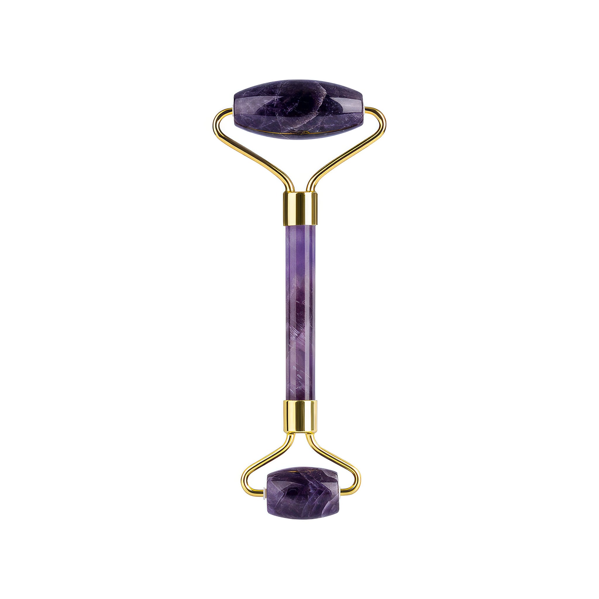 Premium Amethyst Face Roller & Scraping Tool Kit Gems Ritual