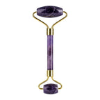 Premium Amethyst Face Roller & Scraping Tool Kit Gems Ritual
