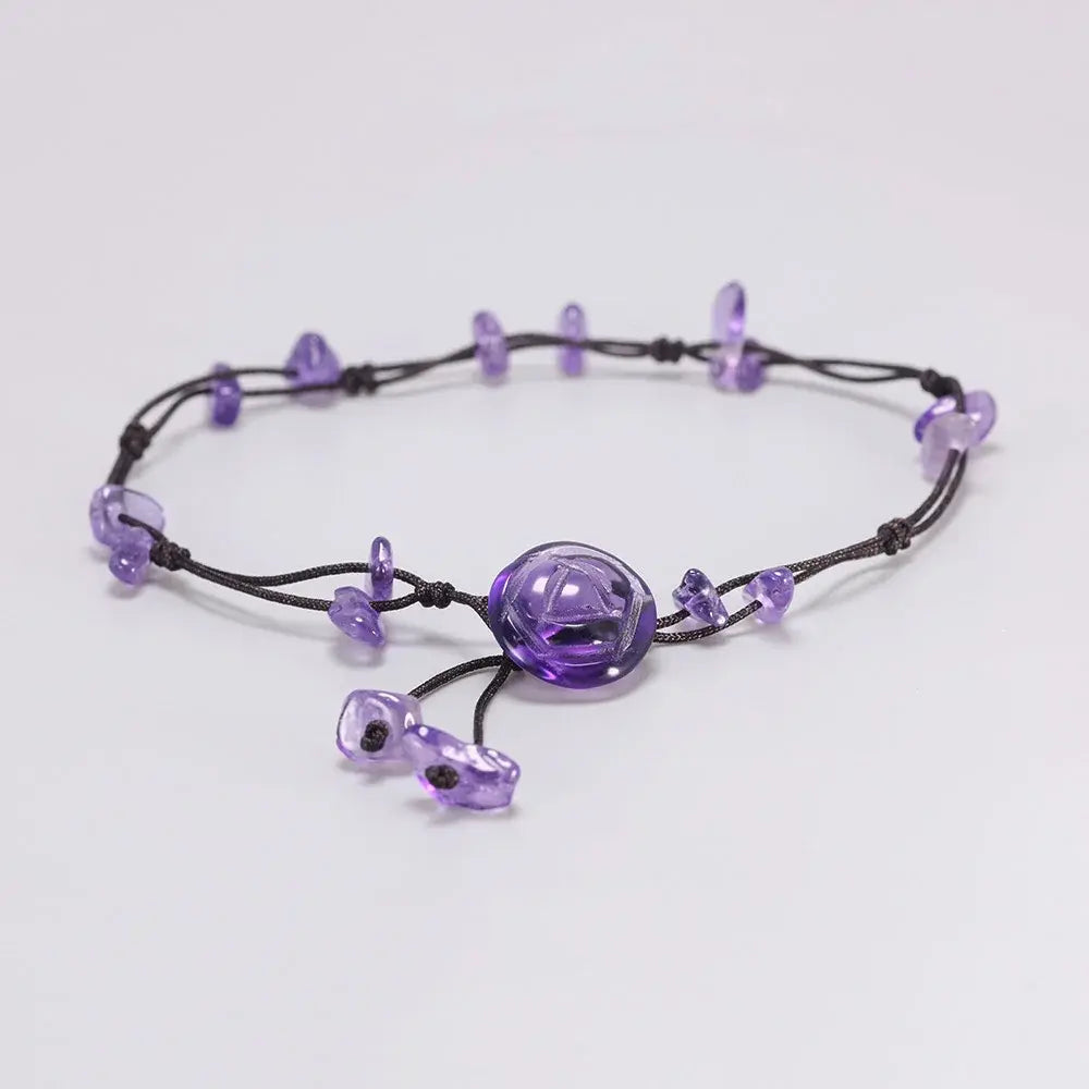 A Chic Crystal Anklet Infused with Healing Energy Gems Ritual