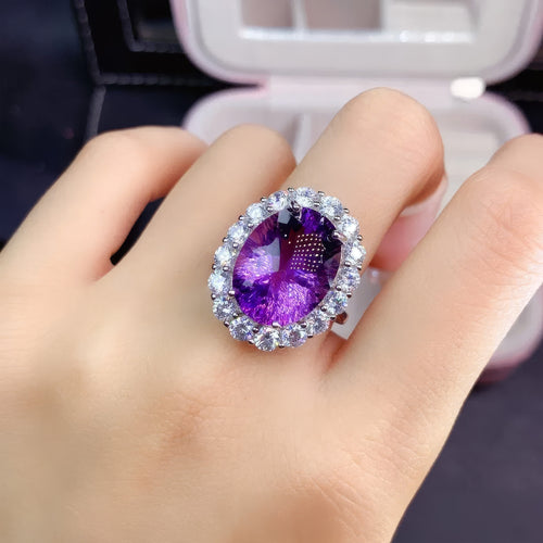 A Majestic Amethyst Ring That Captivates with Brilliance Gems Ritual