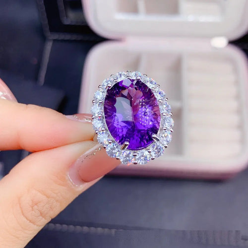 A Majestic Amethyst Ring That Captivates with Brilliance Gems Ritual