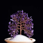 Amethyst Chakra Tree with Dome – Natural Healing Crystal for Positive Energy - Gems Ritual