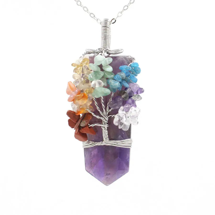 Nature’s Essence Crystal Necklace – A Fusion of Beauty & Energy Gems Ritual