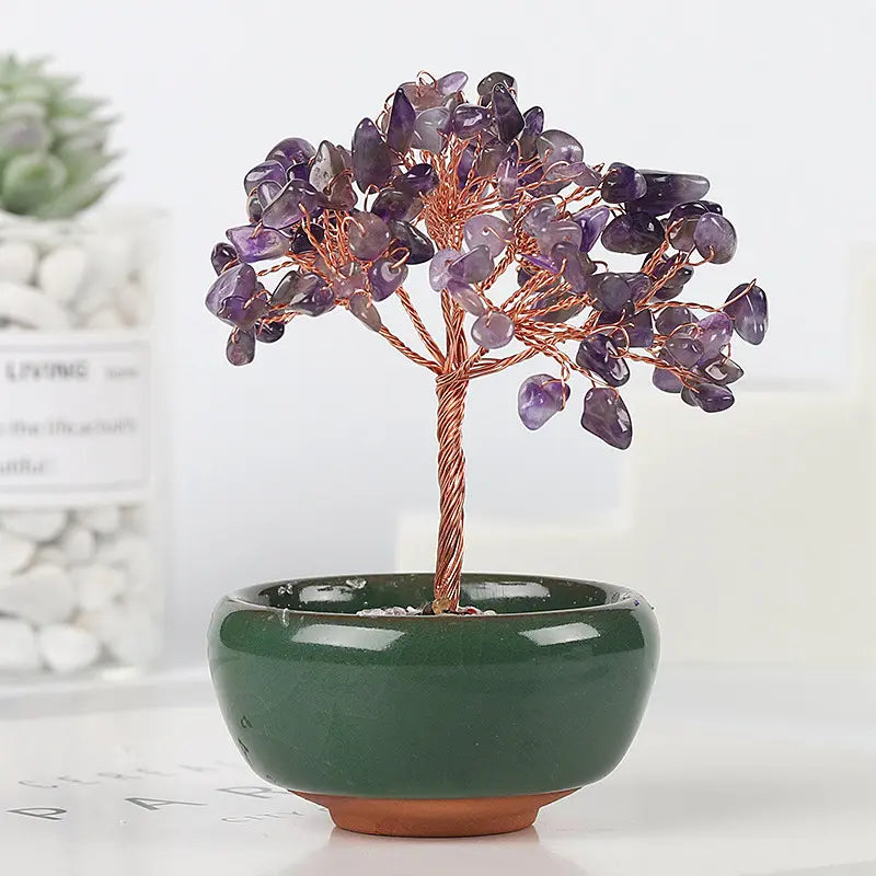 Natural Crystal Lucky Tree Fortune