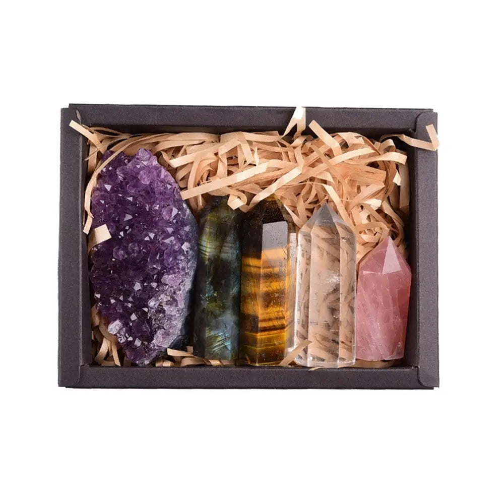 Homedecor & Souvenir - Hexagonal Column Stone - Gems Ritual