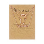 Birthstone Necklaces – Modern Design with Astrological Charms - Gems Ritual