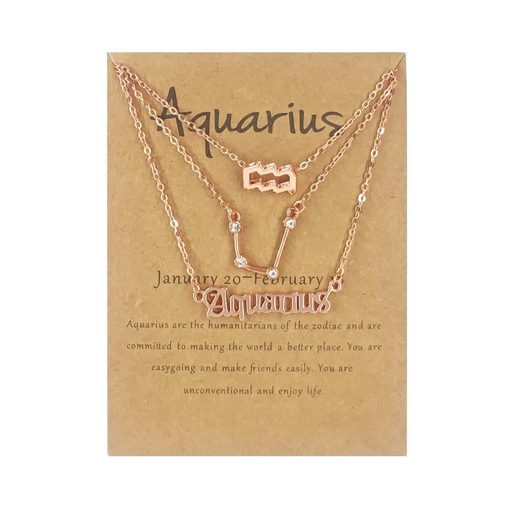 Birthstone Necklaces – Modern Design with Astrological Charms - Gems Ritual