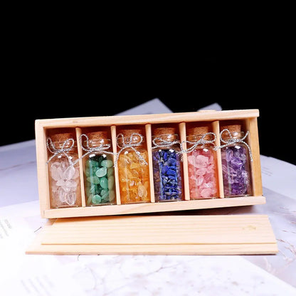 Natural Stone Crystal Energy Kit in Gift Box Gems Ritual