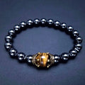 Royal Crown Gemstone Bracelet – Natural Stone Beads Gems Ritual