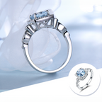 Sky Blue Topaz S925 Silver Jewelry Set