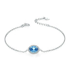 Modern Chic Women’s Jewelry – Stunning Blue Topaz Bracelet - Gems Ritual