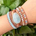 Agate & Jasper Charm Bracelet – A Playful Layered Design for Positive Energy Gems Ritual