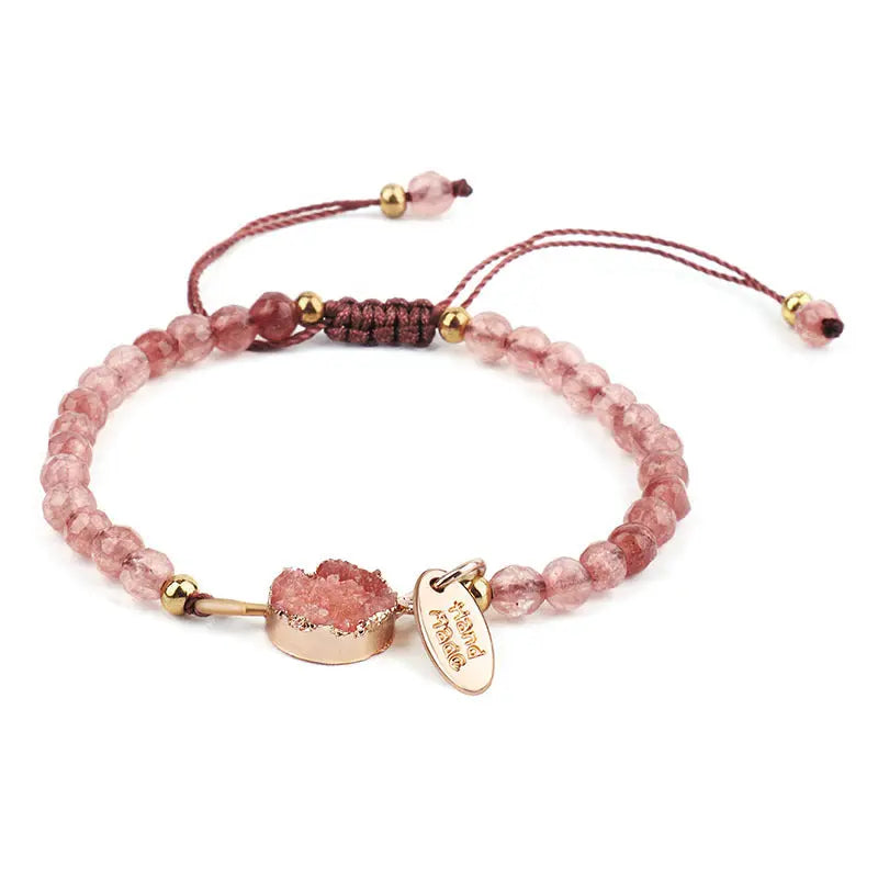 Adjustable Natural Crystal Quartz Bracelet – Graceful and Versatile - Gems Ritual