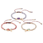 Adjustable Natural Crystal Quartz Bracelet – Graceful and Versatile - Gems Ritual