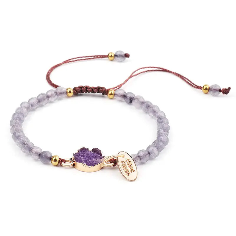 Adjustable Natural Crystal Quartz Bracelet – Graceful and Versatile - Gems Ritual