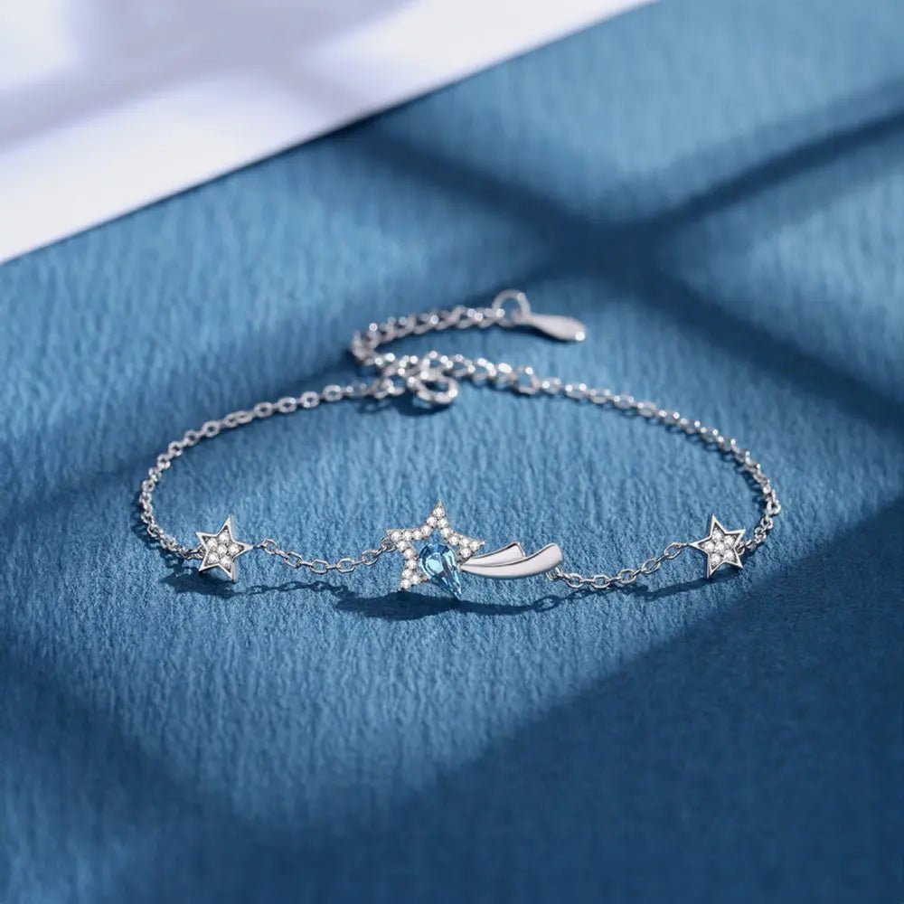 Crystal Zircon Set – Necklace, Earrings and Bracelet with Natural Stones - Gems Ritual