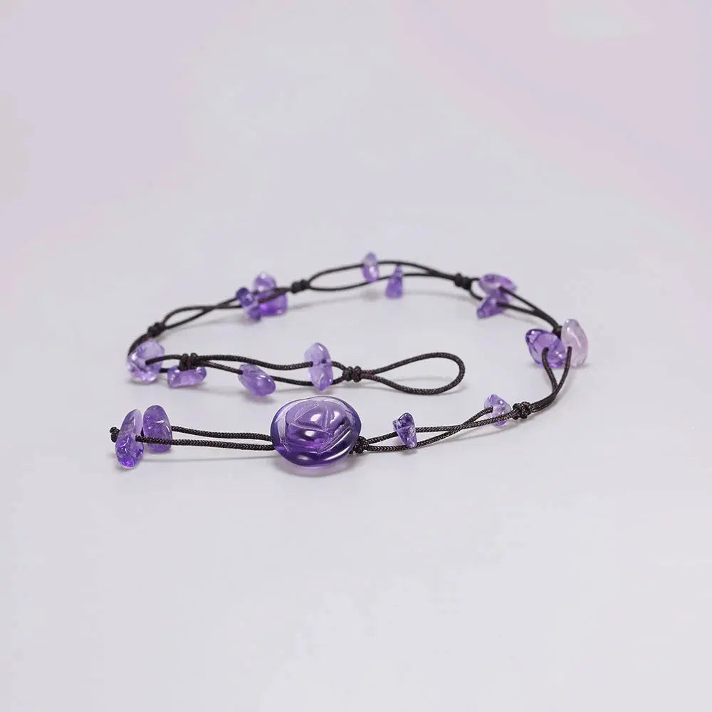 A Chic Crystal Anklet Infused with Healing Energy Gems Ritual