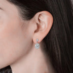 Luxury in Every Detail – Exquisite Topaz Drop Earrings - Gems Ritual