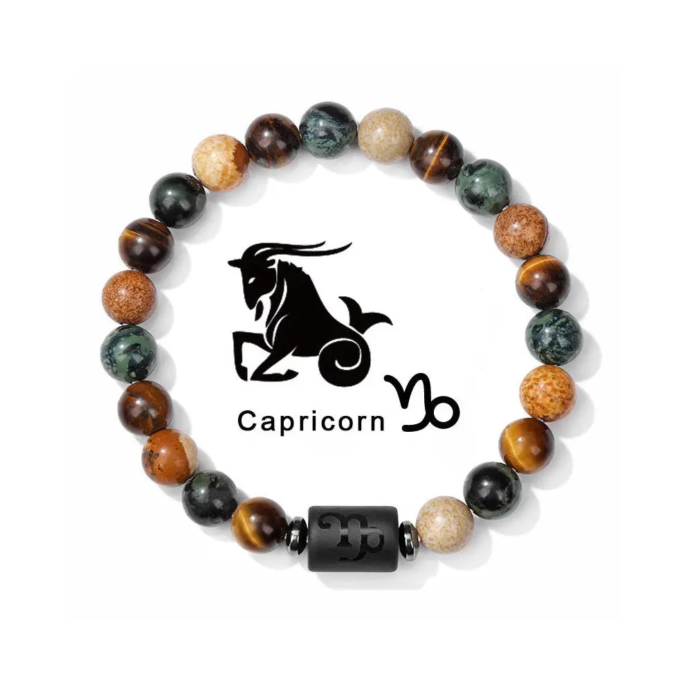 Unisex Zodiac Energy Bracelet Gems Ritual