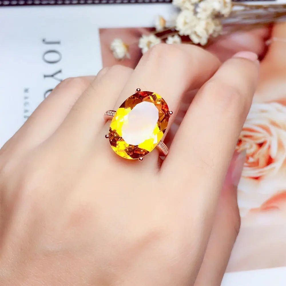 Natural Citrine Jewelry Set – A Touch of Golden Glow - Gems Ritual