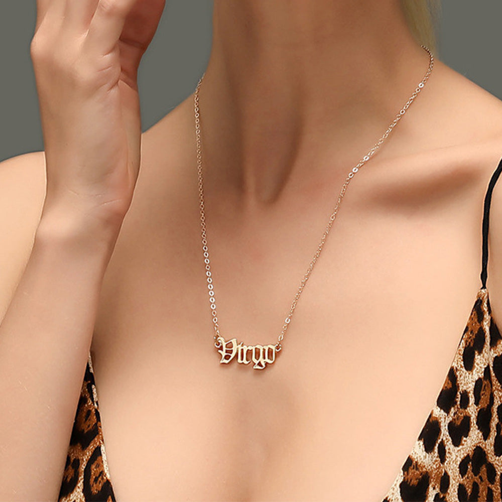 Modern Design Ethnic Letter Necklaces Collection Gems Ritual