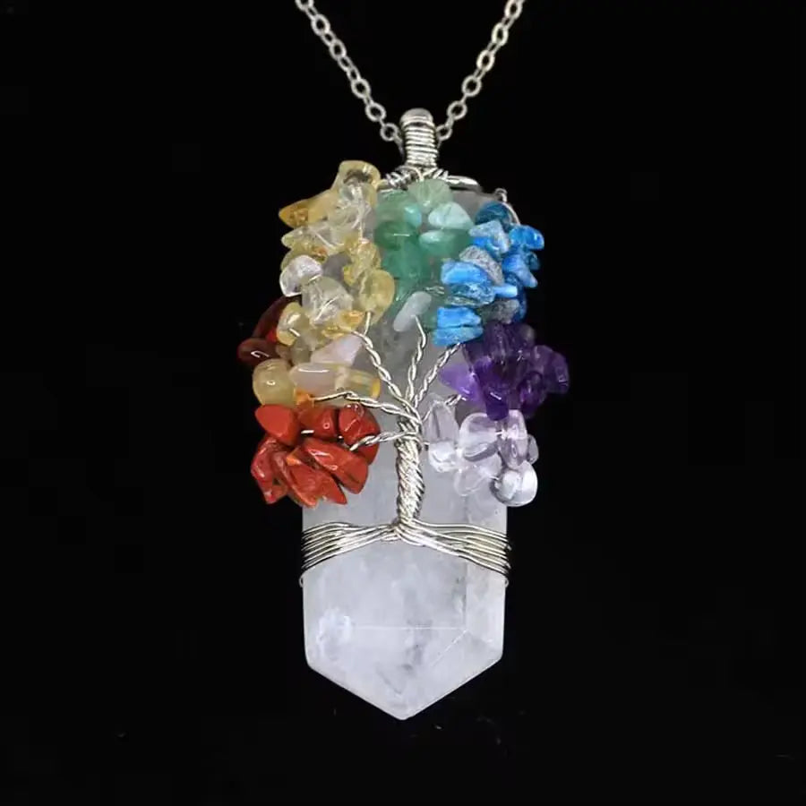 Nature’s Essence Crystal Necklace – A Fusion of Beauty & Energy Gems Ritual