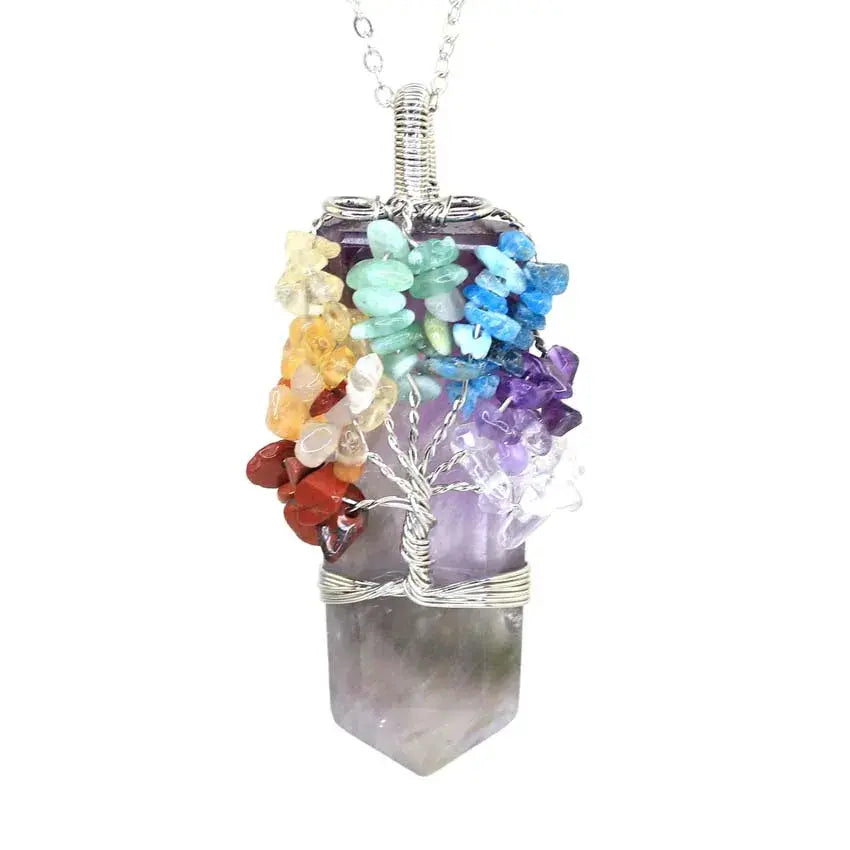 Nature’s Essence Crystal Necklace – A Fusion of Beauty & Energy Gems Ritual