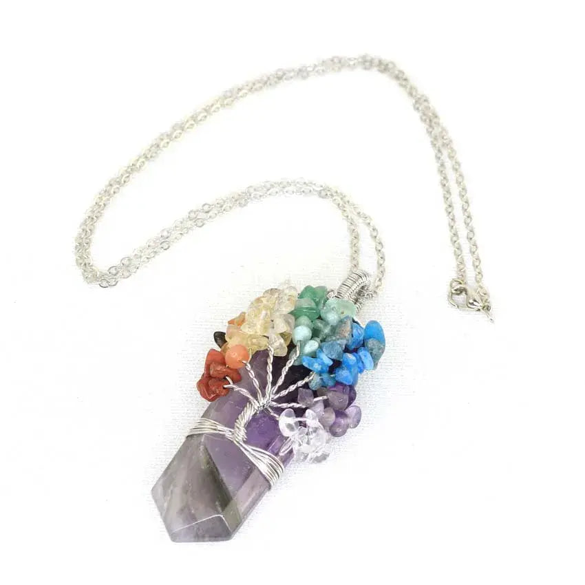 Nature’s Essence Crystal Necklace – A Fusion of Beauty & Energy Gems Ritual