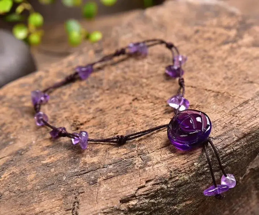 A Chic Crystal Anklet Infused with Healing Energy Gems Ritual