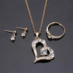 Heart Necklace – Sentimental Jewelry Set for Women - Gems Ritual