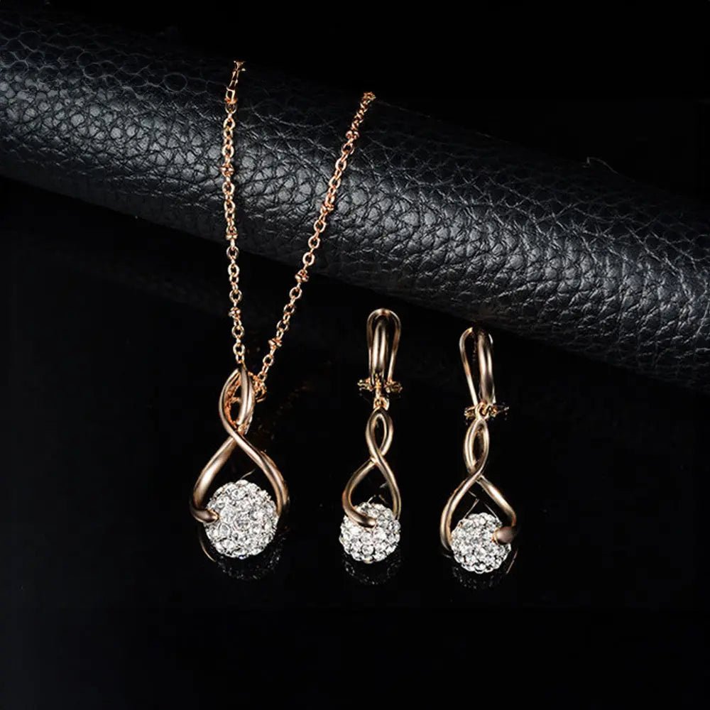 Elite Women's Vintage Necklace and Earring's Set - Gems Ritual