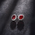 Glamorous Sapphire Jewelry Set with Zirconia Accents Gems Ritual