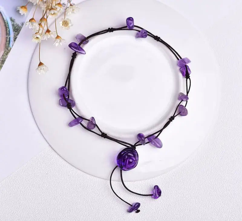 A Chic Crystal Anklet Infused with Healing Energy Gems Ritual
