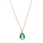 Vintage Zircon Necklace - Tree of Life Design - Gems Ritual