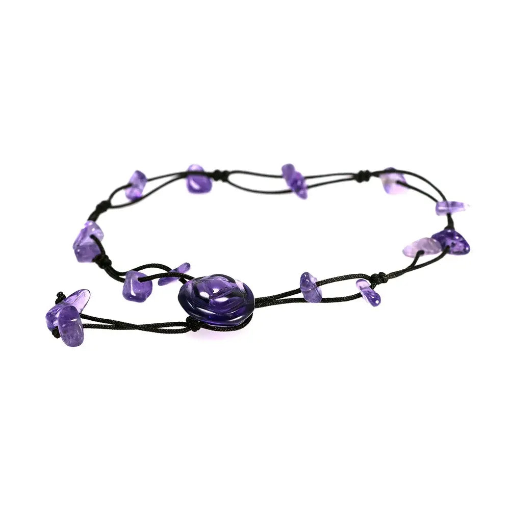 A Chic Crystal Anklet Infused with Healing Energy Gems Ritual