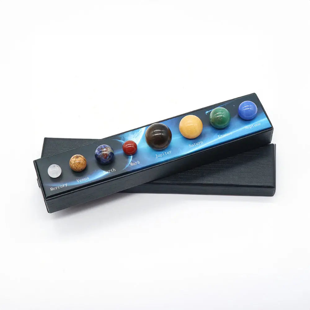 Natural Planet Stone Collection – Solar System Decor for Learning & Gifting - Gems Ritual