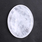 Natural Crystal Thumb Stone – Oval Worry Stone for Stress Relief & Meditation - Gems Ritual