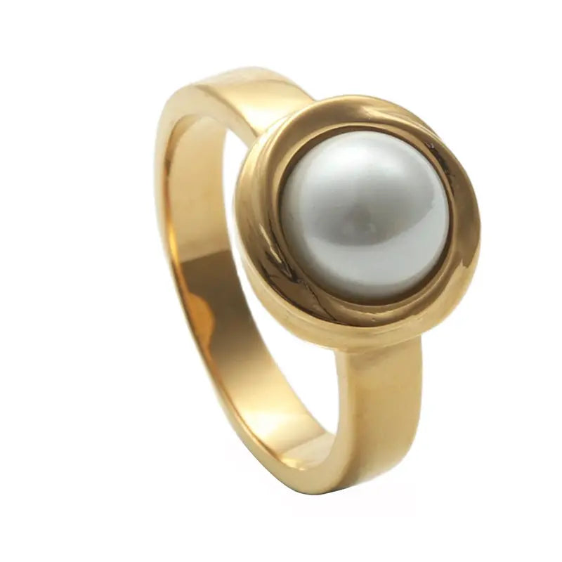 Pearl Ring Crafted for Elegance - A Must-Have Accessory for Women - Gems Ritual