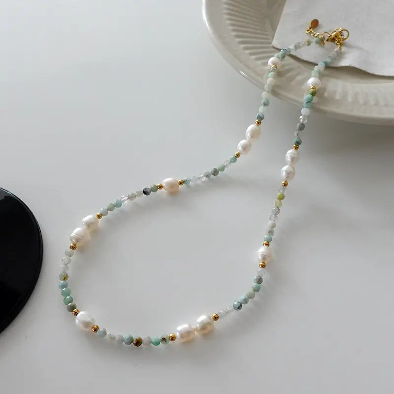 Bohemian Gemstone & Pearl Necklace – A Unique Blend of Color, Energy, and Style Gems Ritual